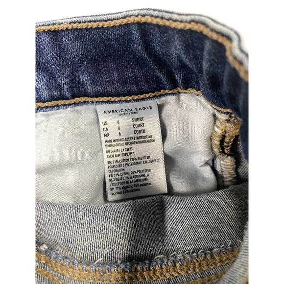 American Eagle Jeans Womens 6 Short Hi Rise Jegging Super Stretch Skinny - Picture 6 of 6
